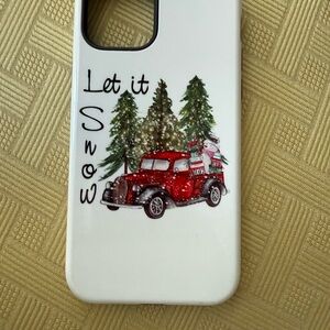 Christmas Tree Red Truck Phone Case